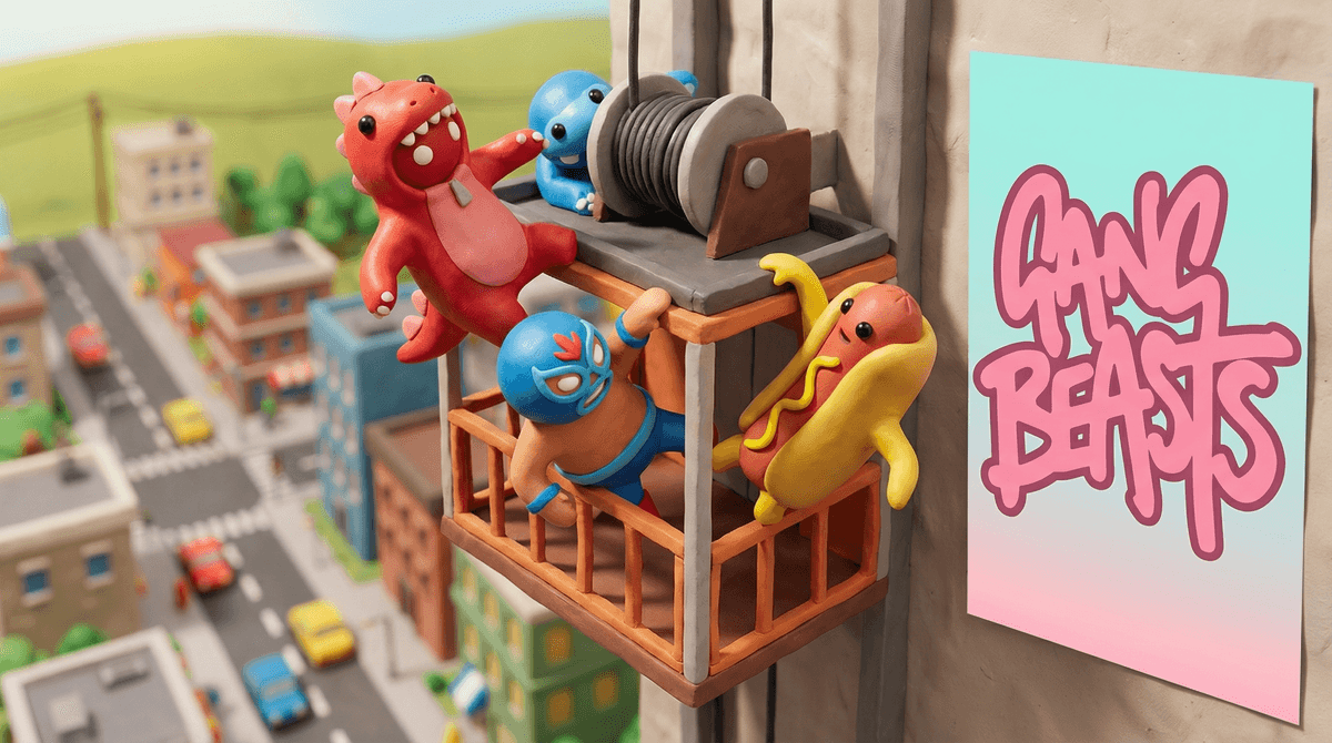Illustration for Gang Beasts Age Rating: Why It's Rated E10+ for Violence