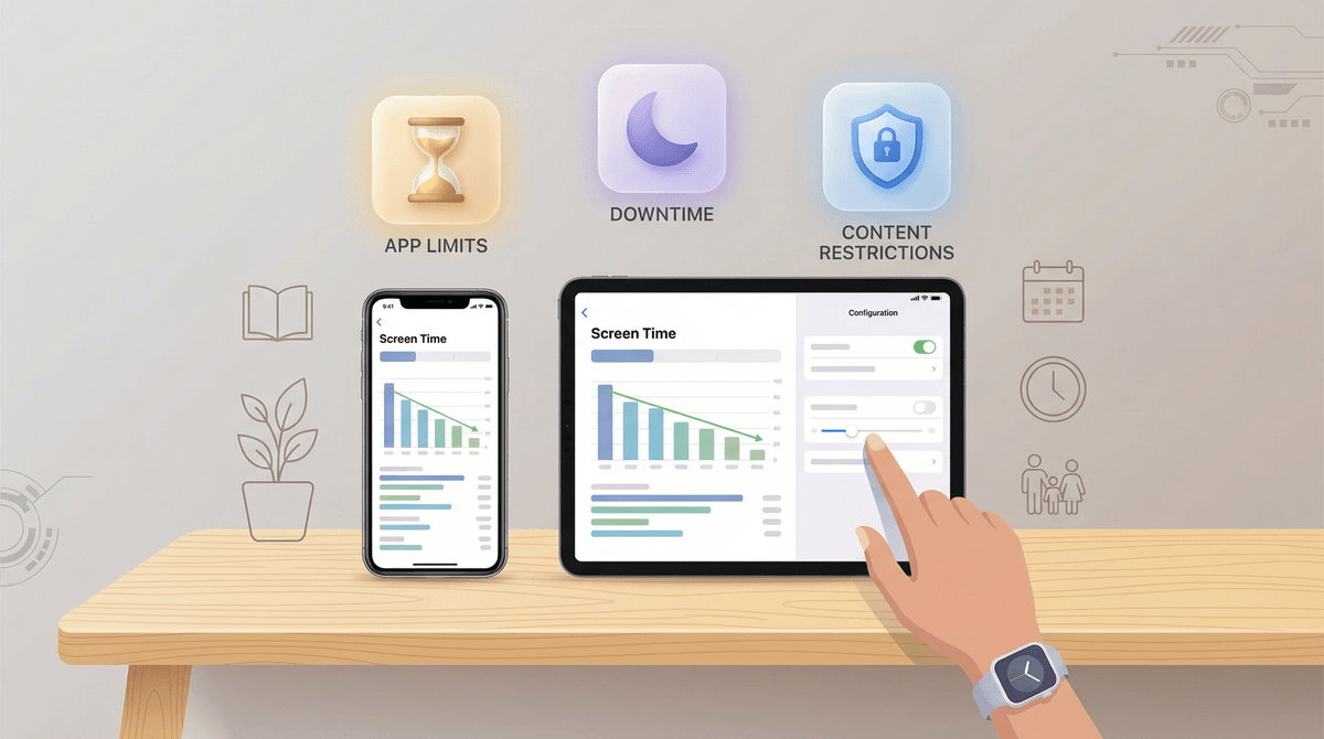 Illustration for Apple Screen Time Remote Management: Family Sharing Guide