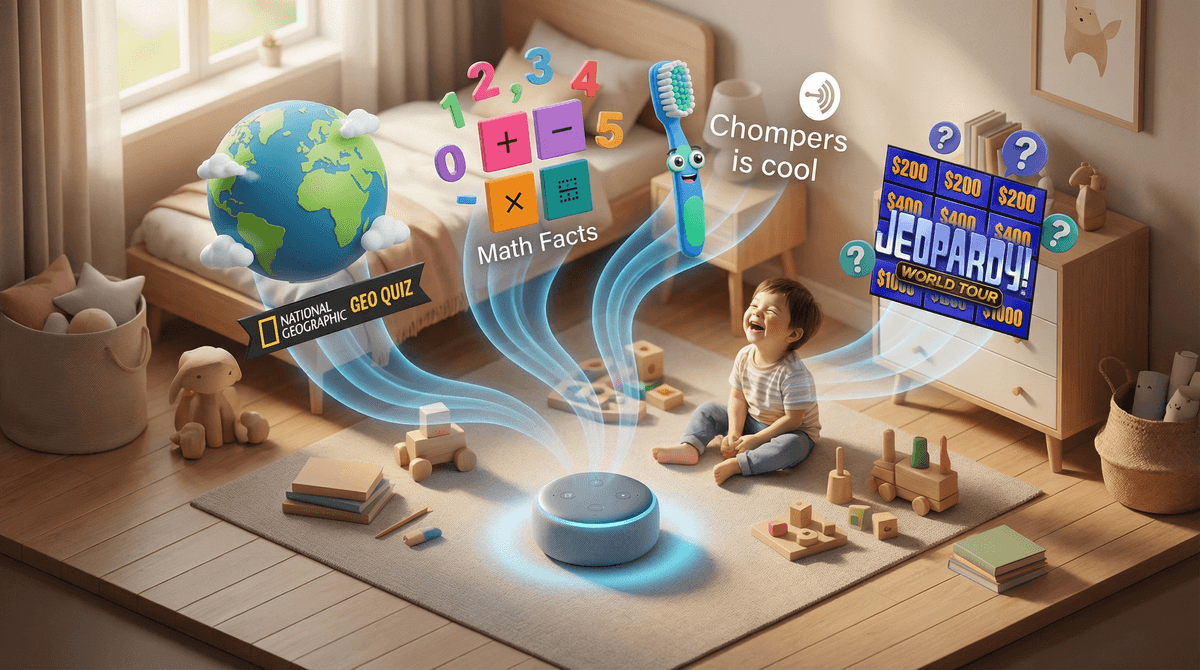 Illustration for The Ultimate Guide to Alexa Skills for Kids: Screen-Free Learning That Actually Works
