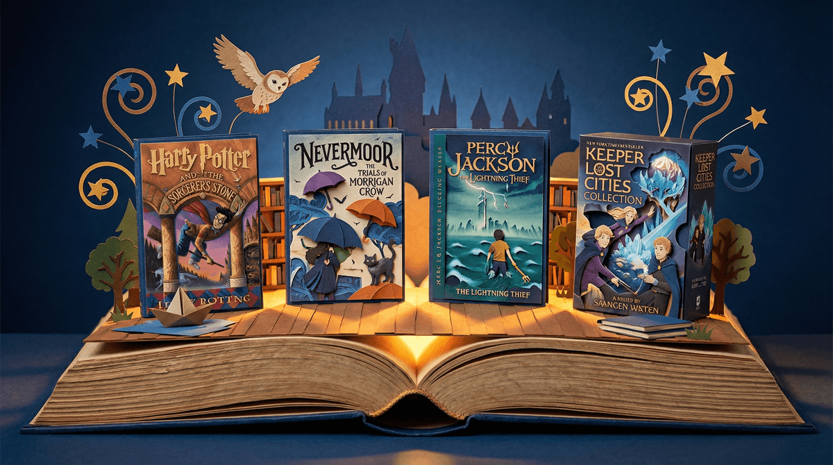 Illustration for Books Like Harry Potter: Finding the Next Magic for Your Young Reader
