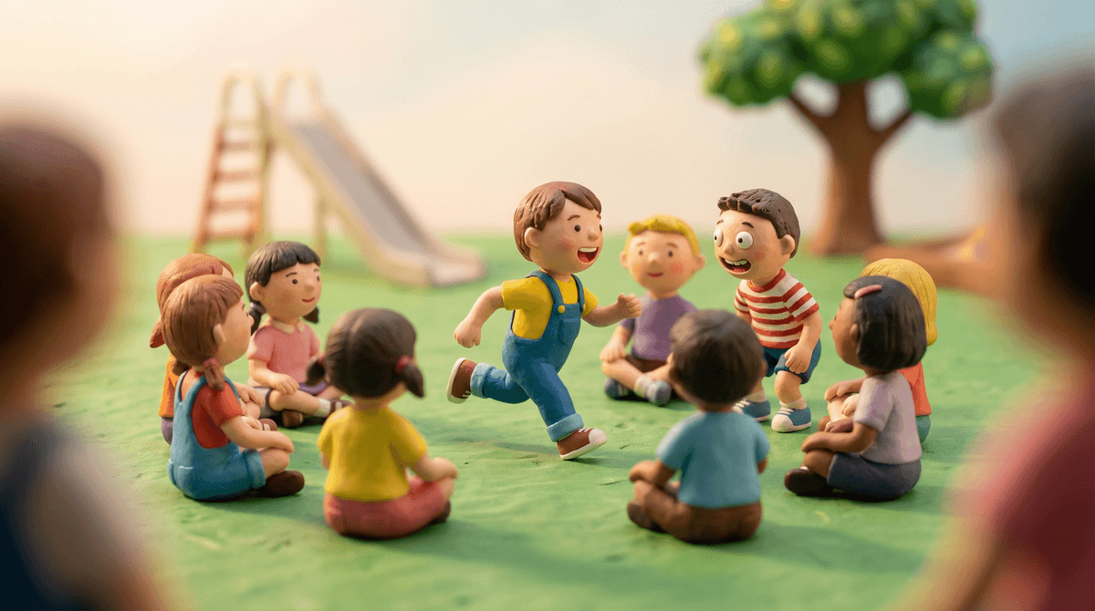 Illustration for Duck, Duck, Goose: Teaching Turn-Taking and Good Sportsmanship Through Play