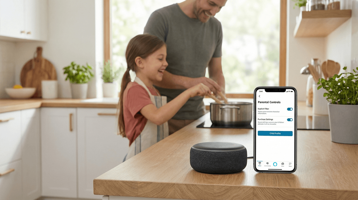 Illustration for The Ultimate Guide to Echo Dot Parental Controls