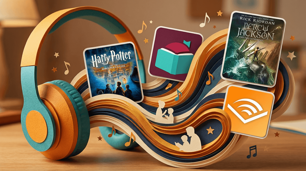 Illustration for Finding Free Audiobooks on Audible: What Parents Need to Know