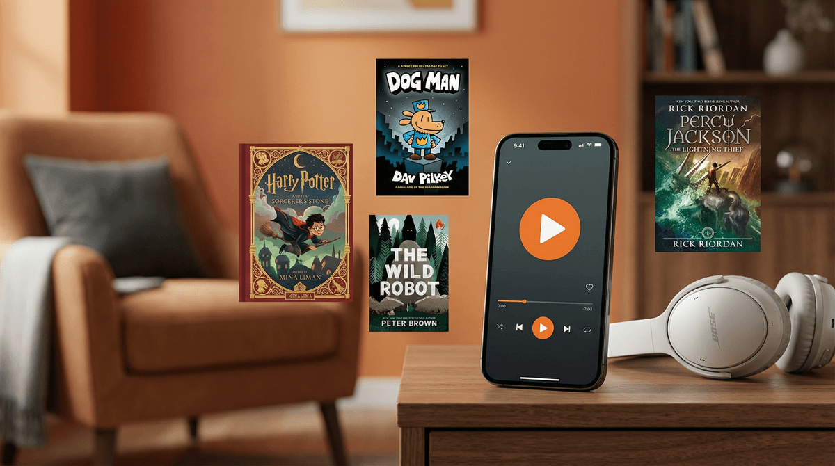 Illustration for The Ultimate Guide to Free Audible Audiobooks for Families