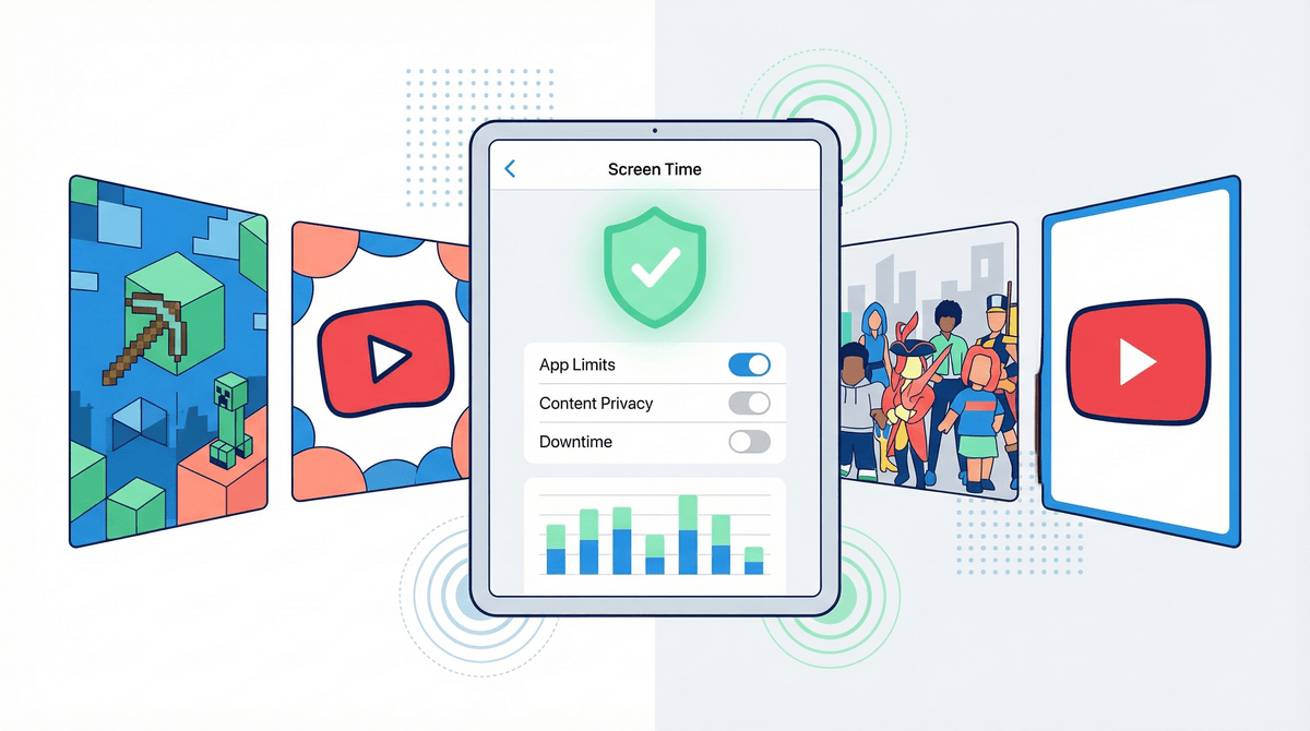 Illustration for The Ultimate Guide to iPad Parental Controls