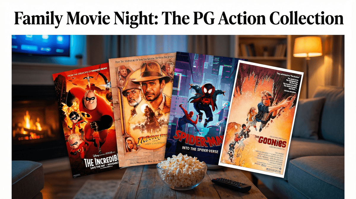Illustration for 15 Best PG Action Movies for Kids (No R-Rated Content)