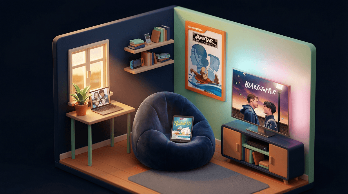 Illustration for 12 Best Netflix Shows for Tweens (Ages 9-12) to Watch Now