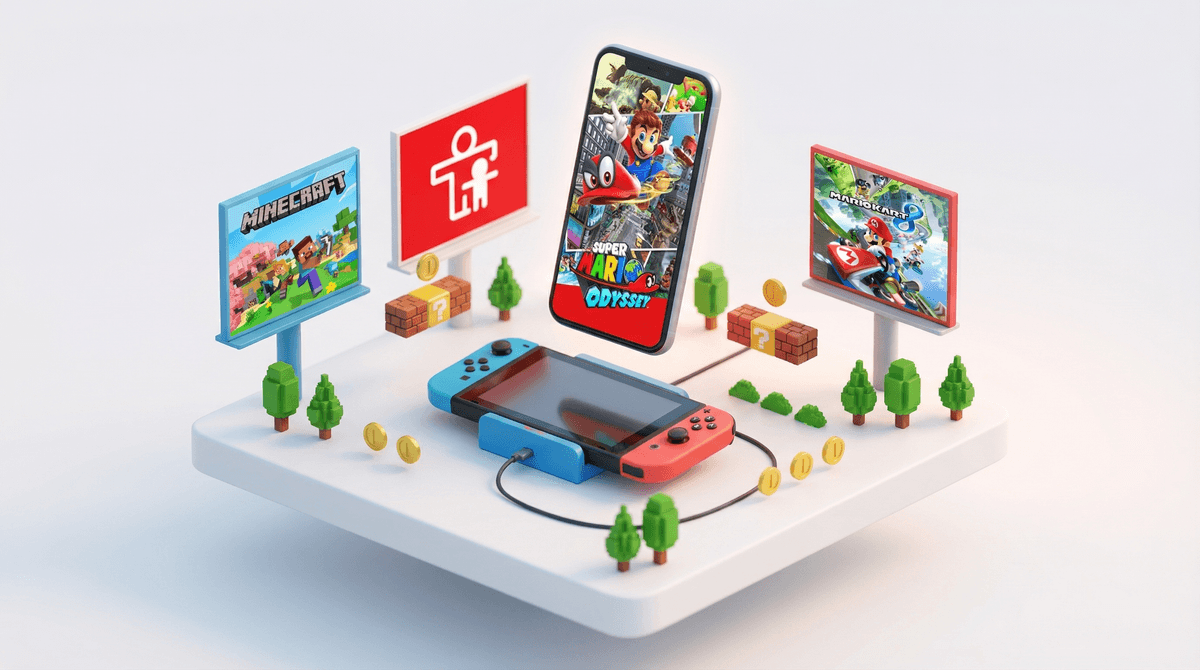 Illustration for How to Set Up Nintendo Switch Parental Controls in 5 Steps
