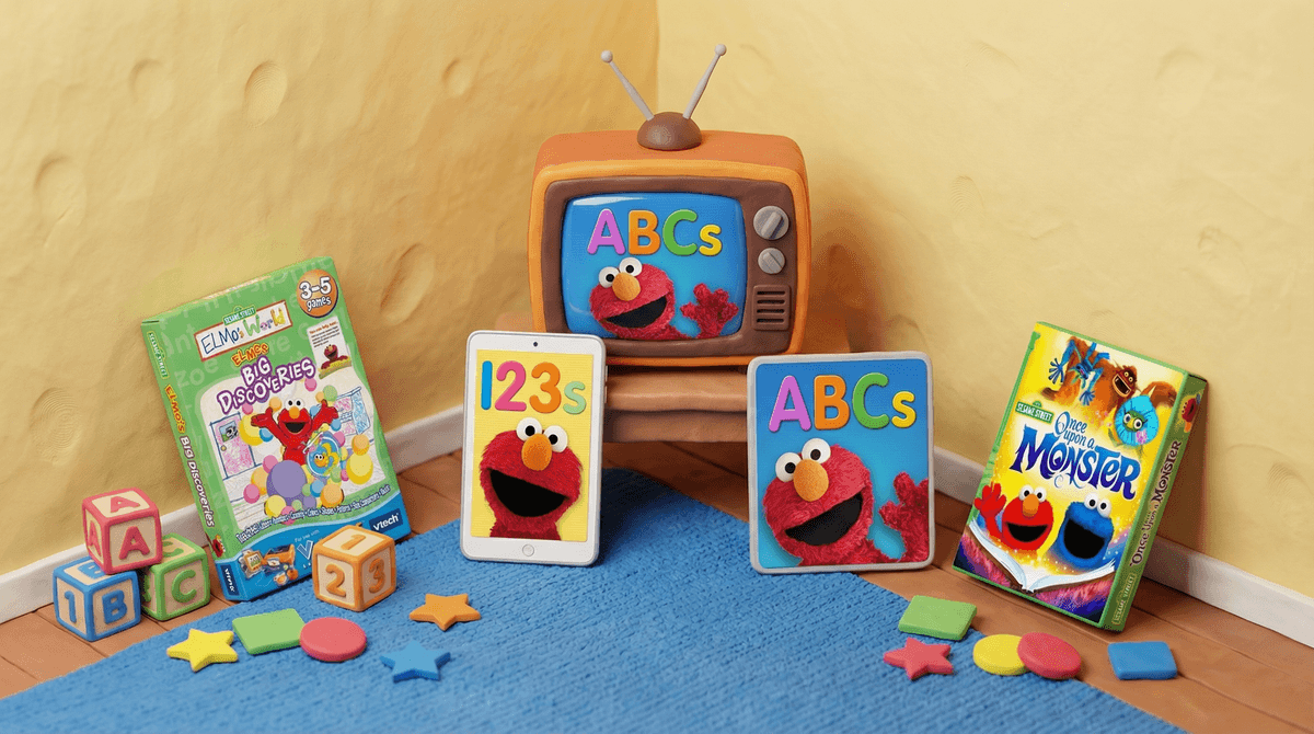 Illustration for The Ultimate Guide to Sesame Street Video Games