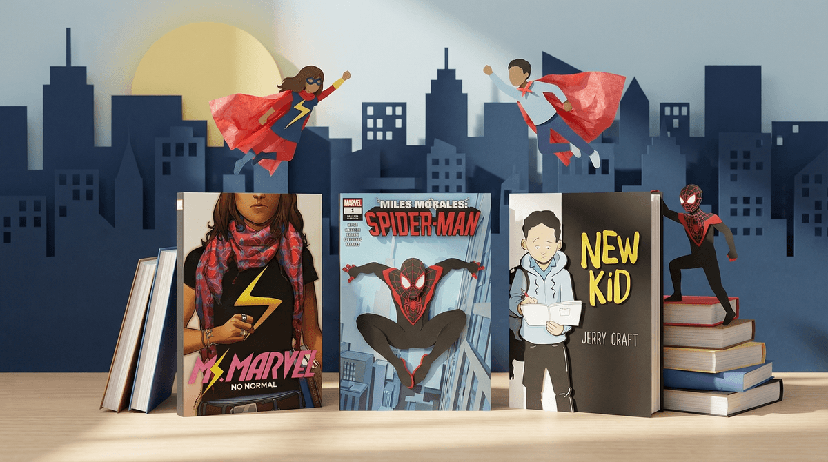 Illustration for 15 Best Children's Superhero Books for Ages 4-8