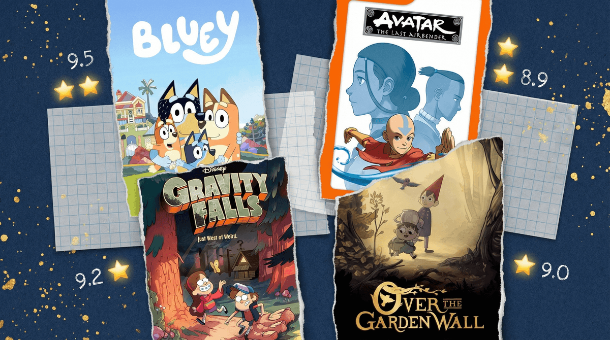 Illustration for The Ultimate Guide to the Highest-Rated Kids' TV Shows on IMDb