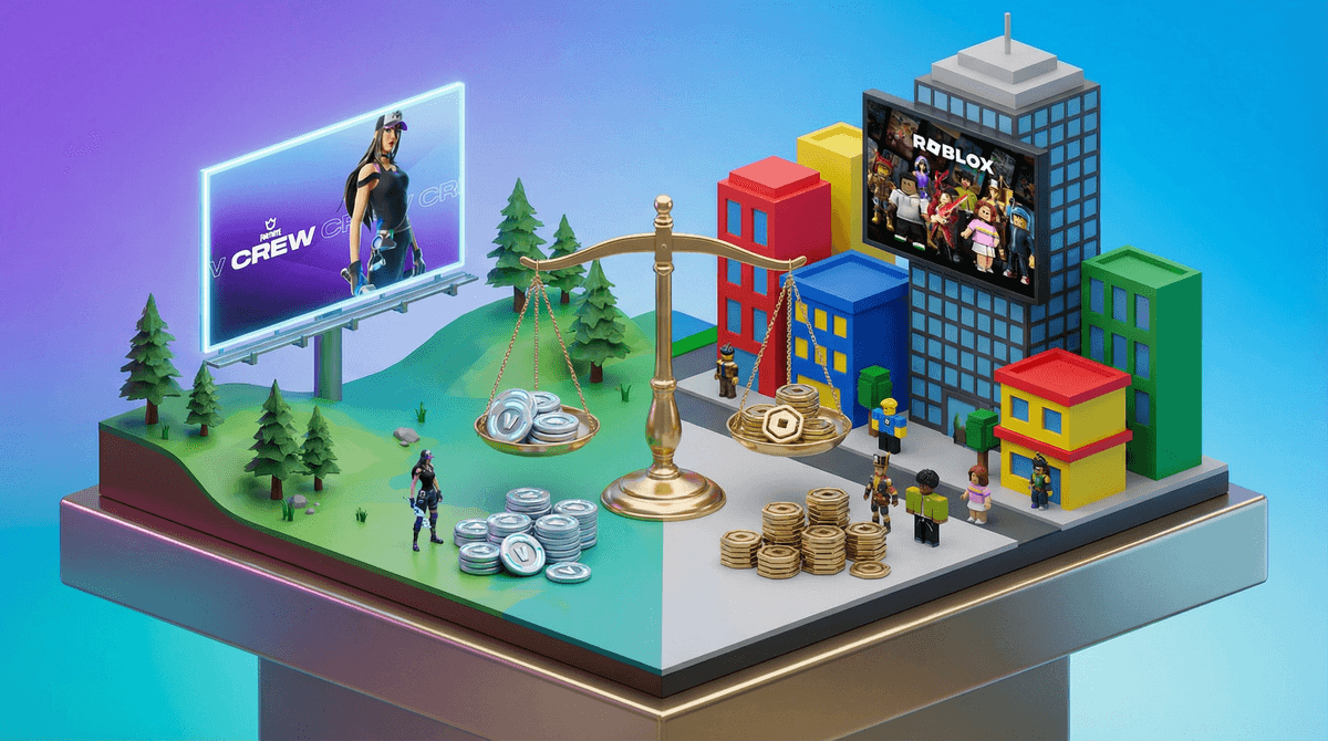 Illustration for V-Bucks vs Robux: Which Gaming Currency Is Better for Your Family?