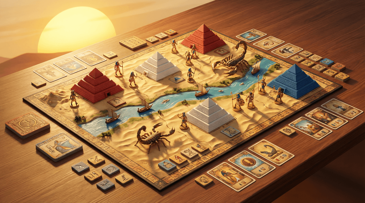 Illustration for Kemet: Blood and Sand – A Parent's Guide to This Strategic War Game