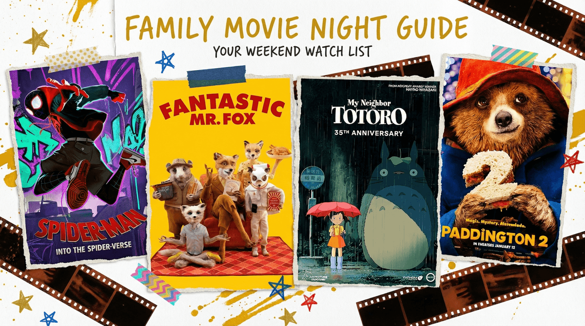 Illustration for The Ultimate List of Family-Friendly Movies: Curated Picks for Every Age