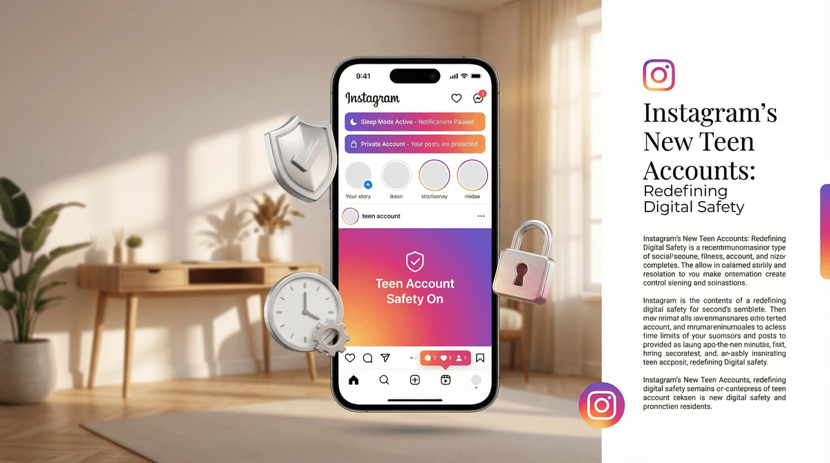 Illustration for The Ultimate Parent's Guide to Instagram: Teen Accounts, Safety Features, and What Actually Works