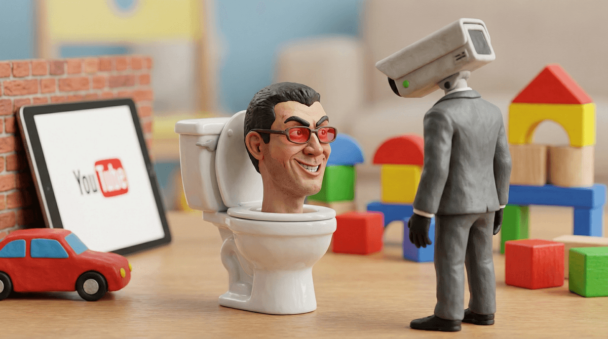 Illustration for What Is Skibidi Toilet and Why Is Your Kid Obsessed With It?