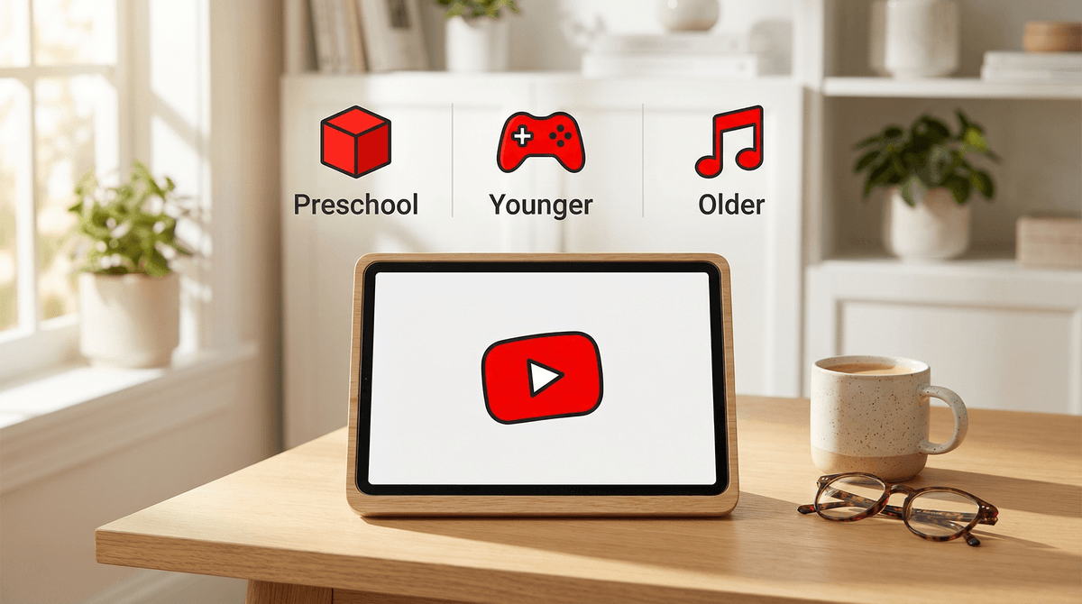 YouTube Kids Age Settings Explained