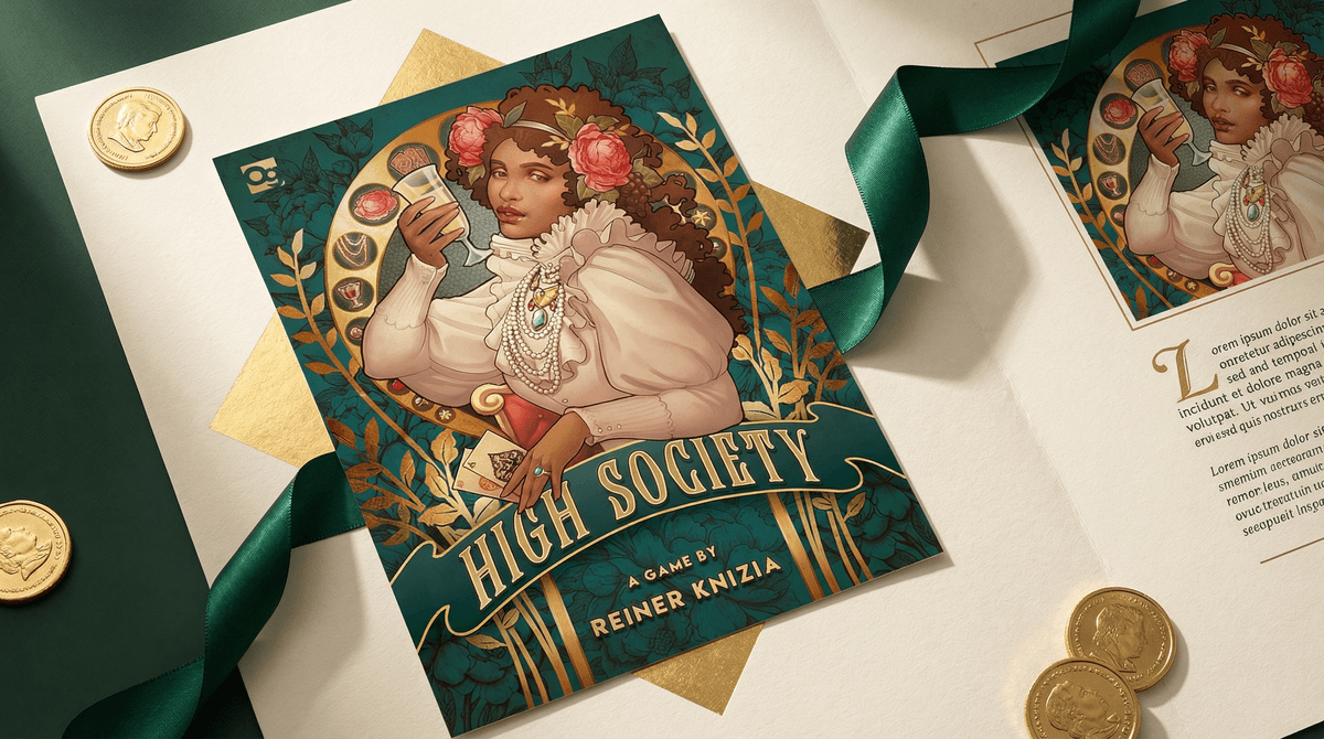 Illustration for High Society Board Game: Teaching Kids About Money, Strategy, and Knowing When to Stop