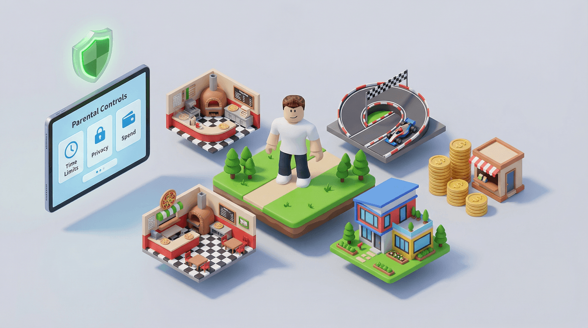 Illustration for The Ultimate Roblox Parent's Guide: Safety, Spending, and Social Smarts