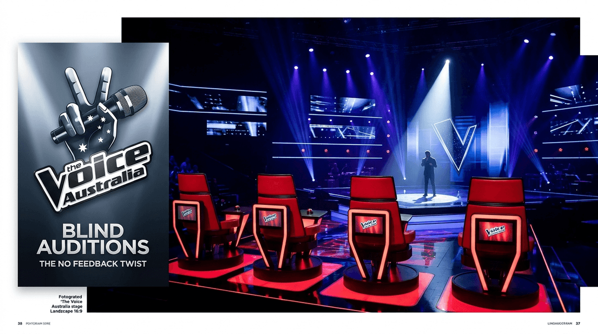 Illustration for The Voice Australia: 5 Chairs and a Brutal New Twist