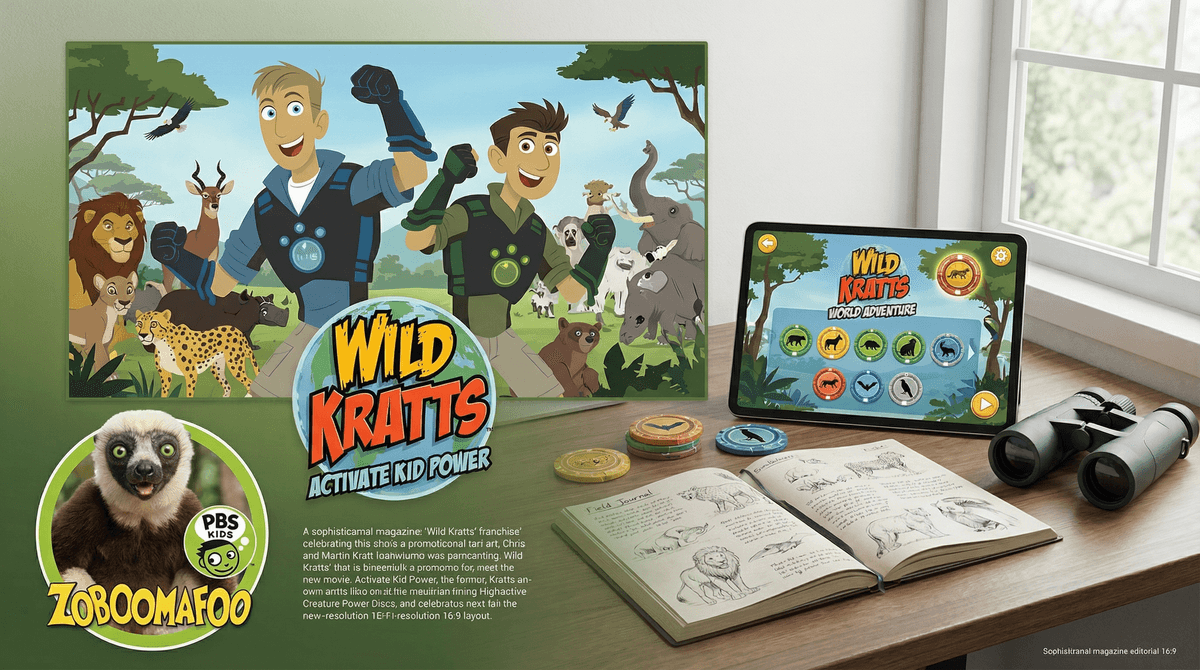 Illustration for Wild Kratts: The Science of 'Creature Powers' and Real-World Animal Advocacy