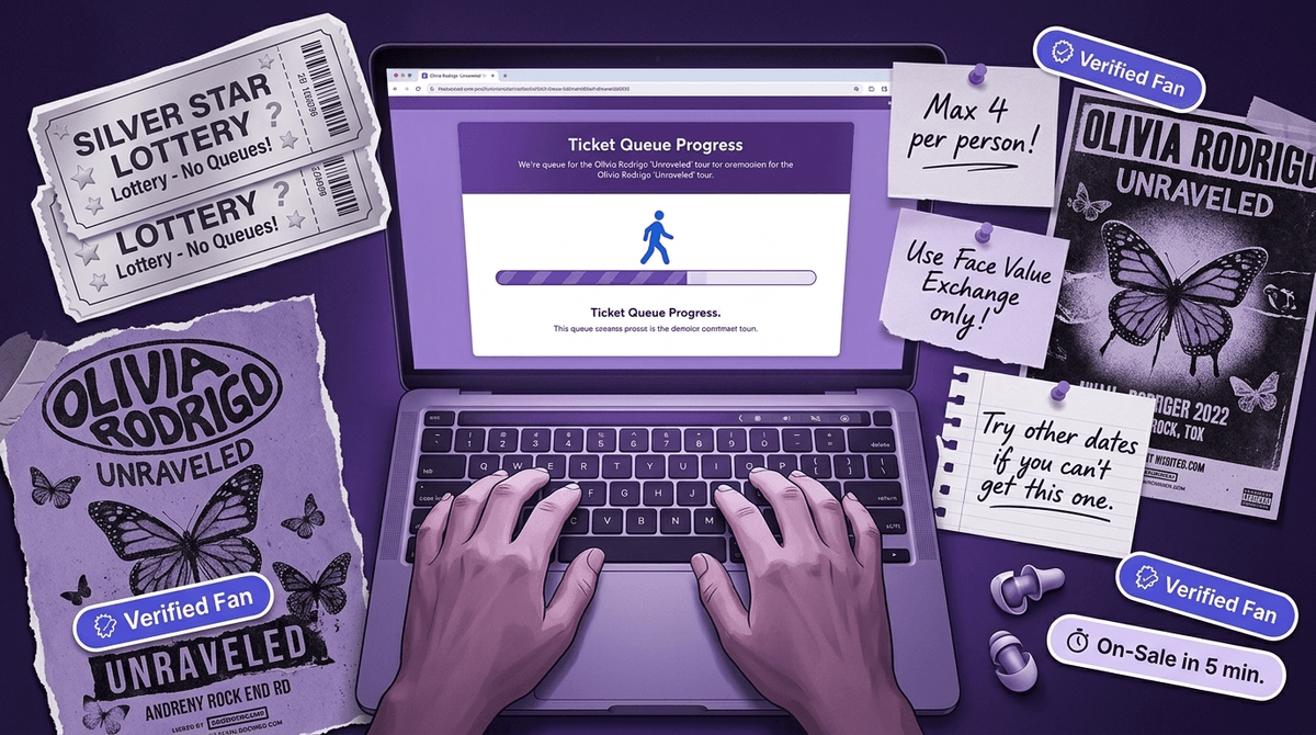 Surviving the Olivia Rodrigo Ticketmaster Gauntlet