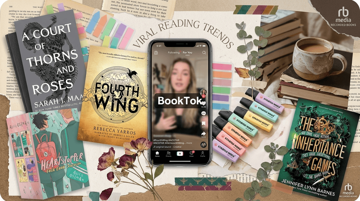 Illustration for BookTok 101: A Parent’s Guide to Romantasy and 'Spicy' Trends