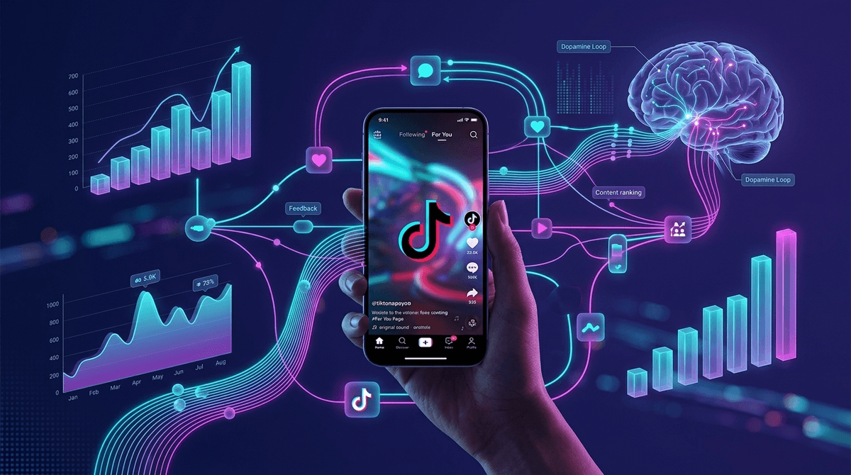 Illustration for The Secret Science of the TikTok FYP: Why Your Kid Can't Stop the Scroll