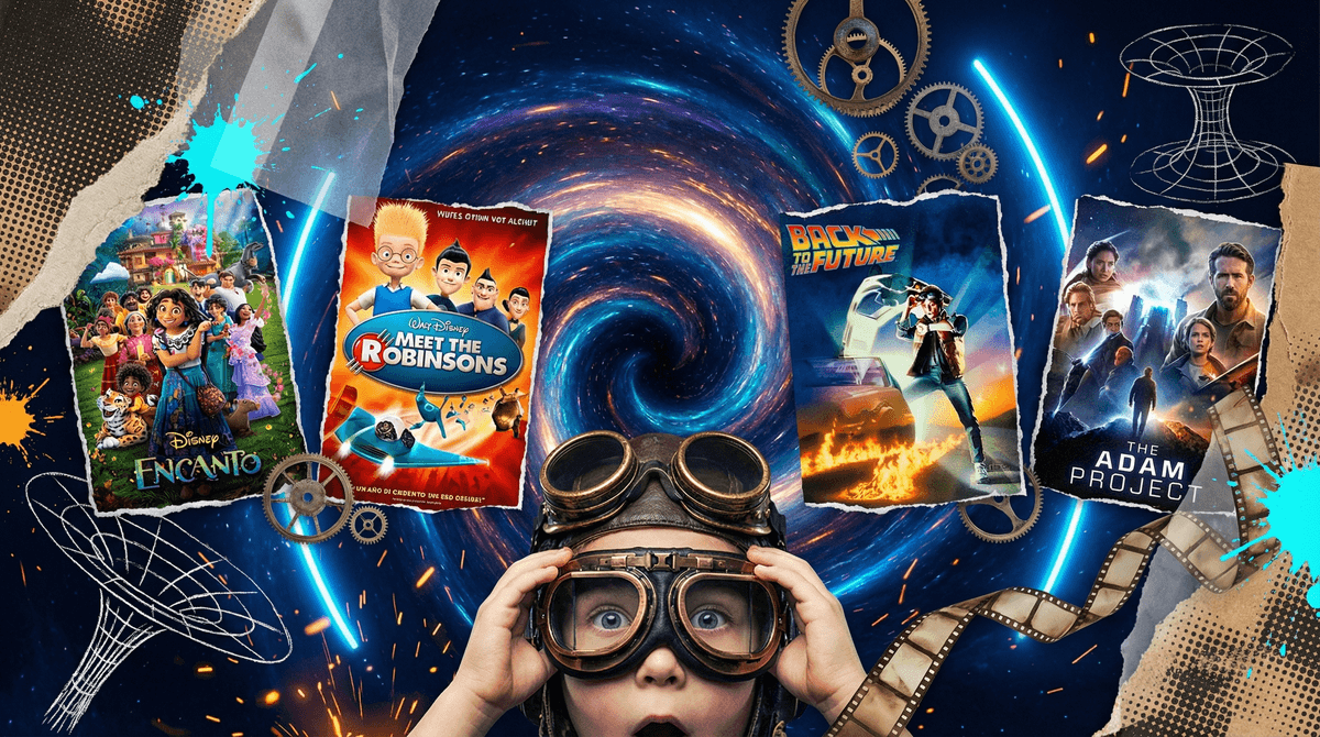 Illustration for Time-Travel Movies for Kids: A Parent's Guide to Paradoxes and Plot Holes
