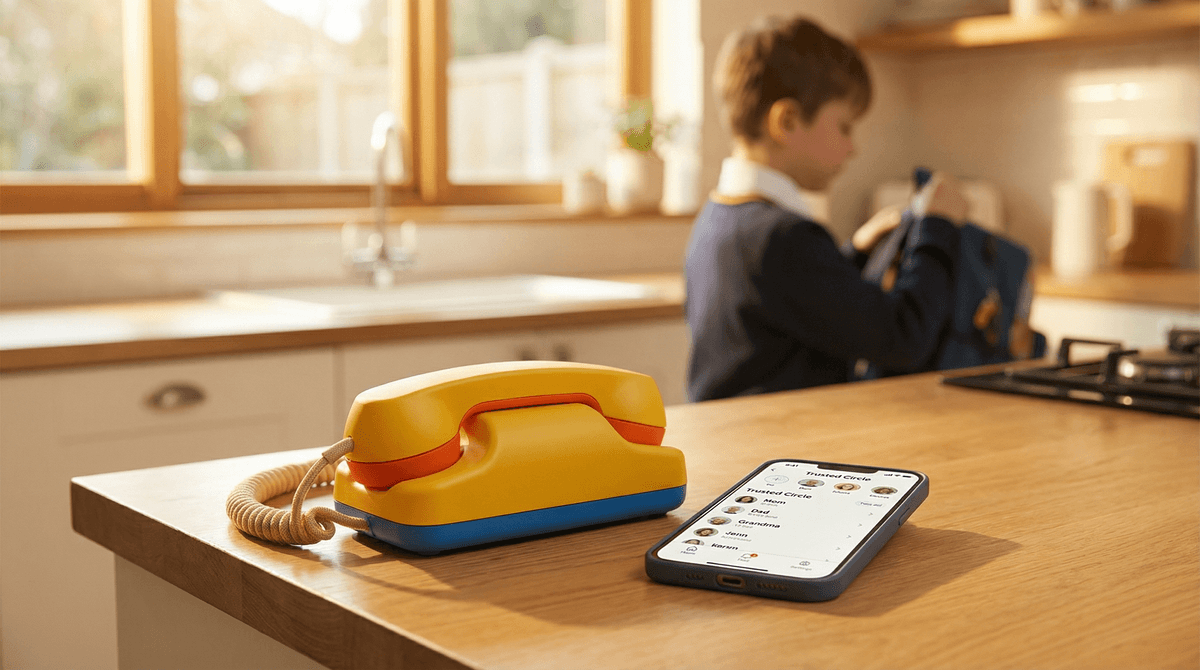 Illustration for When Your Kid Asks for a Landline: A Parent’s Guide to Tin Can