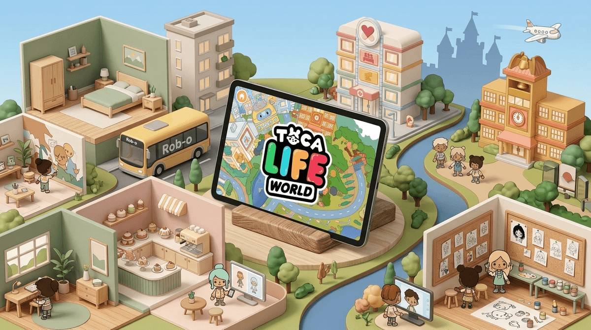 Illustration for Toca Boca: The 'Aesthetic' Digital Dollhouse and the True Cost of Creativity