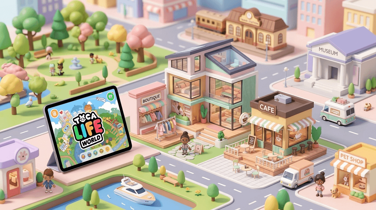 Illustration for Toca Boca: From Digital Dollhouses to the 'I Want That' Button