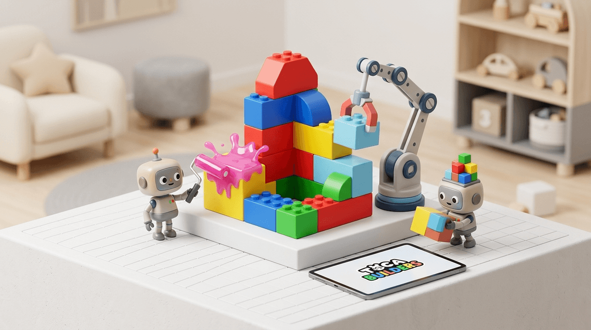 Illustration for Toca Builders: The Ad-Free Minecraft Alternative for Kids
