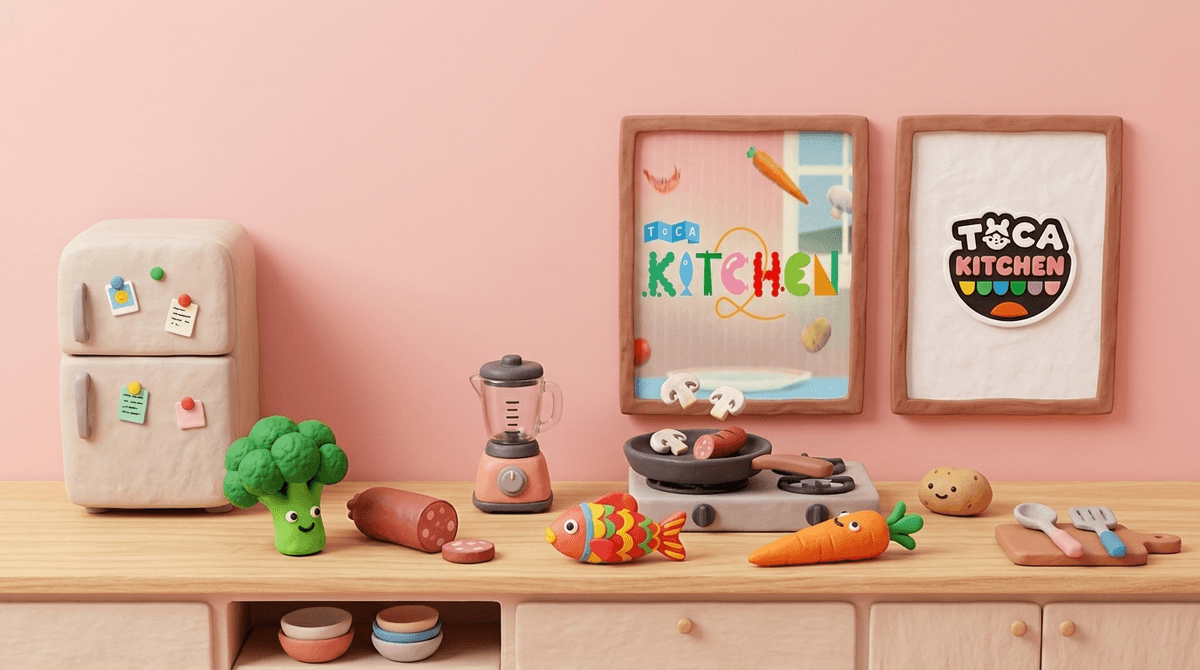 Illustration for Toca Kitchen: The Digital Mud Pie Your Kids Love to Make