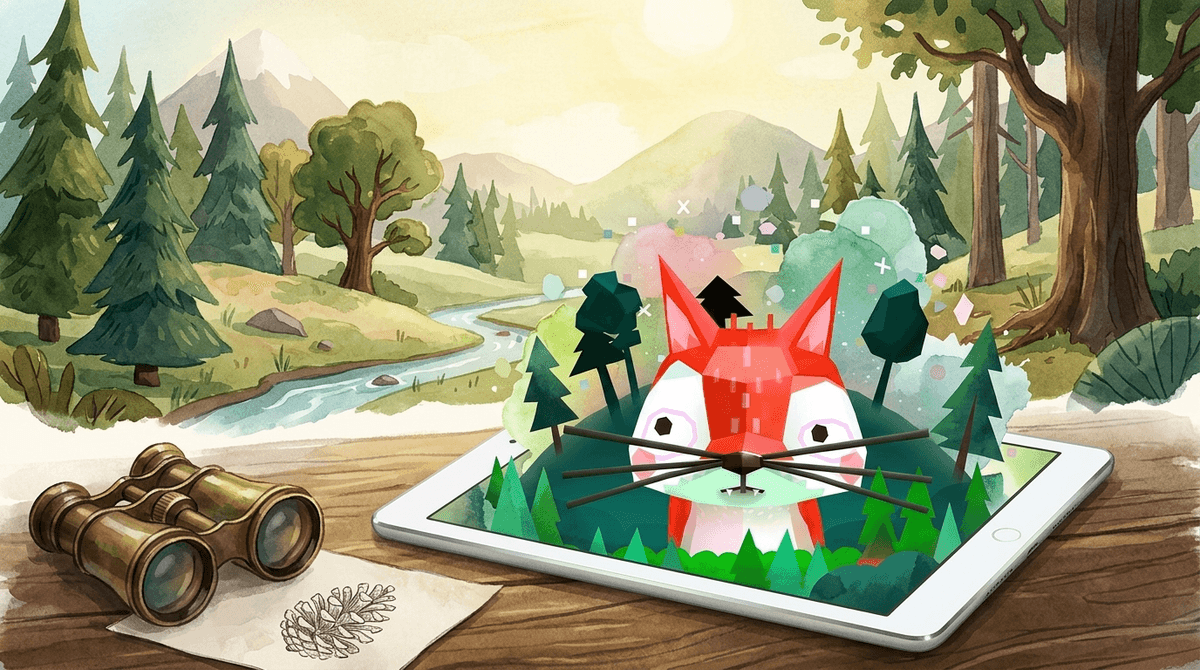 Illustration for Toca Nature: The Digital Zen Garden for Your Little Explorer