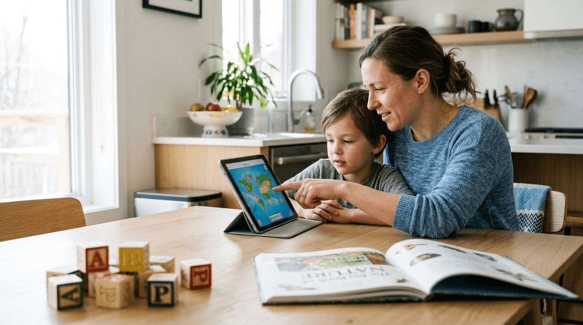 Illustration for Heavy Toddler Screen Volume Impairs Executive Focus and Vocabulary Skills