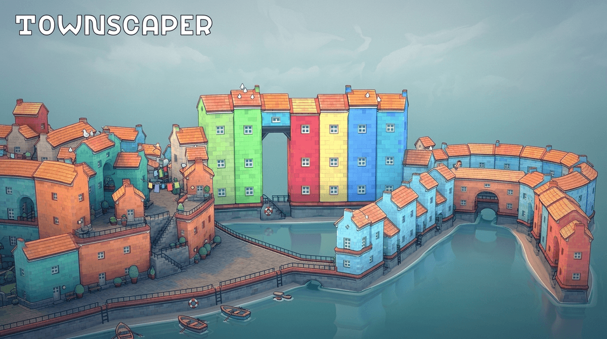 Illustration for Townscaper: The Zen 'Digital Lego' Your Over-Stimulated Kid Needs