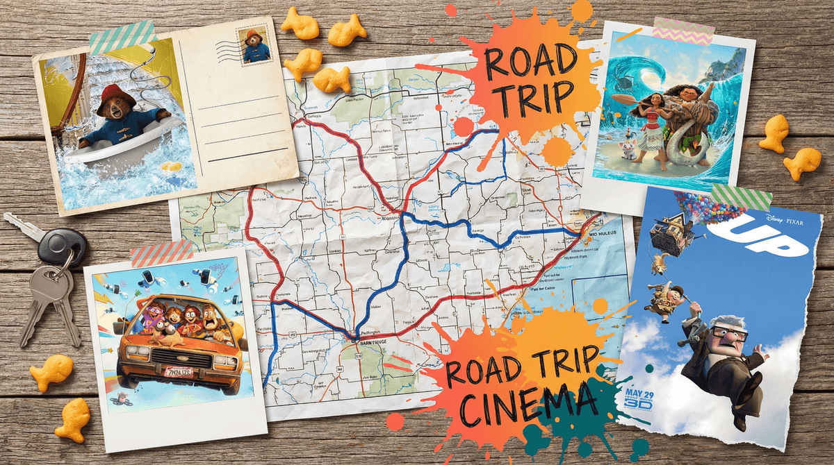 Illustration for 15 Best Family Road Trip Movies to Watch Before Your Journey