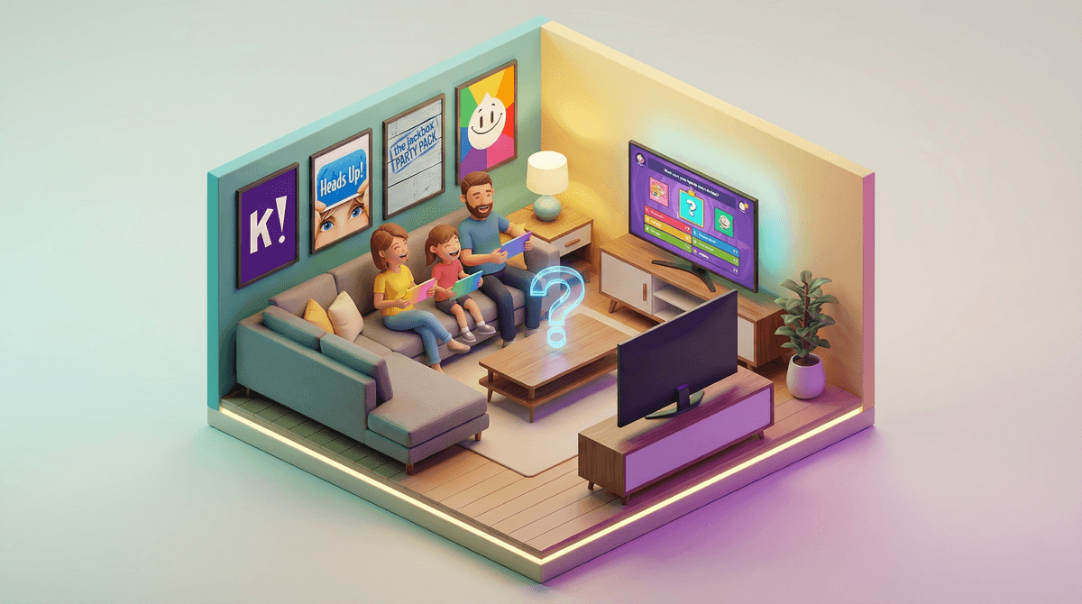 Illustration for Family Trivia Games: Screen Time That Actually Brings Everyone Together