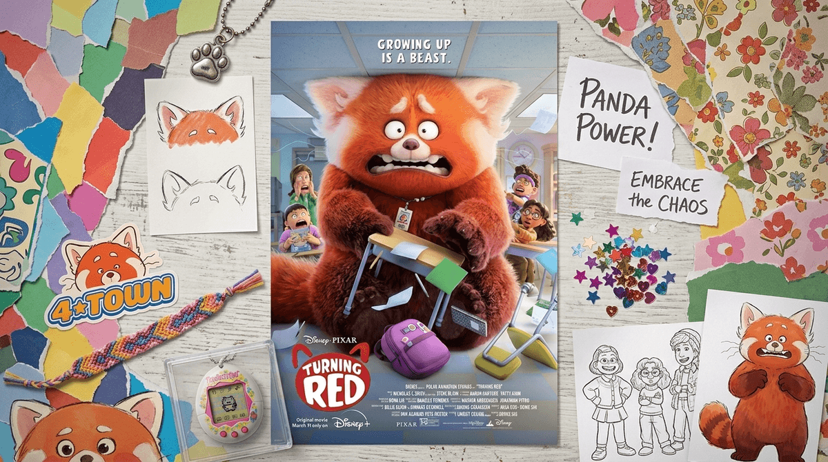 Illustration for Turning Red: Navigating Puberty, Pandas, and Parental Pressure
