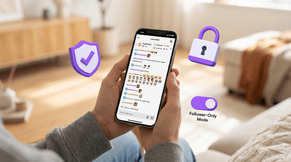 Illustration for Twitch Chat Safety for Preteens: What Parents Need to Know