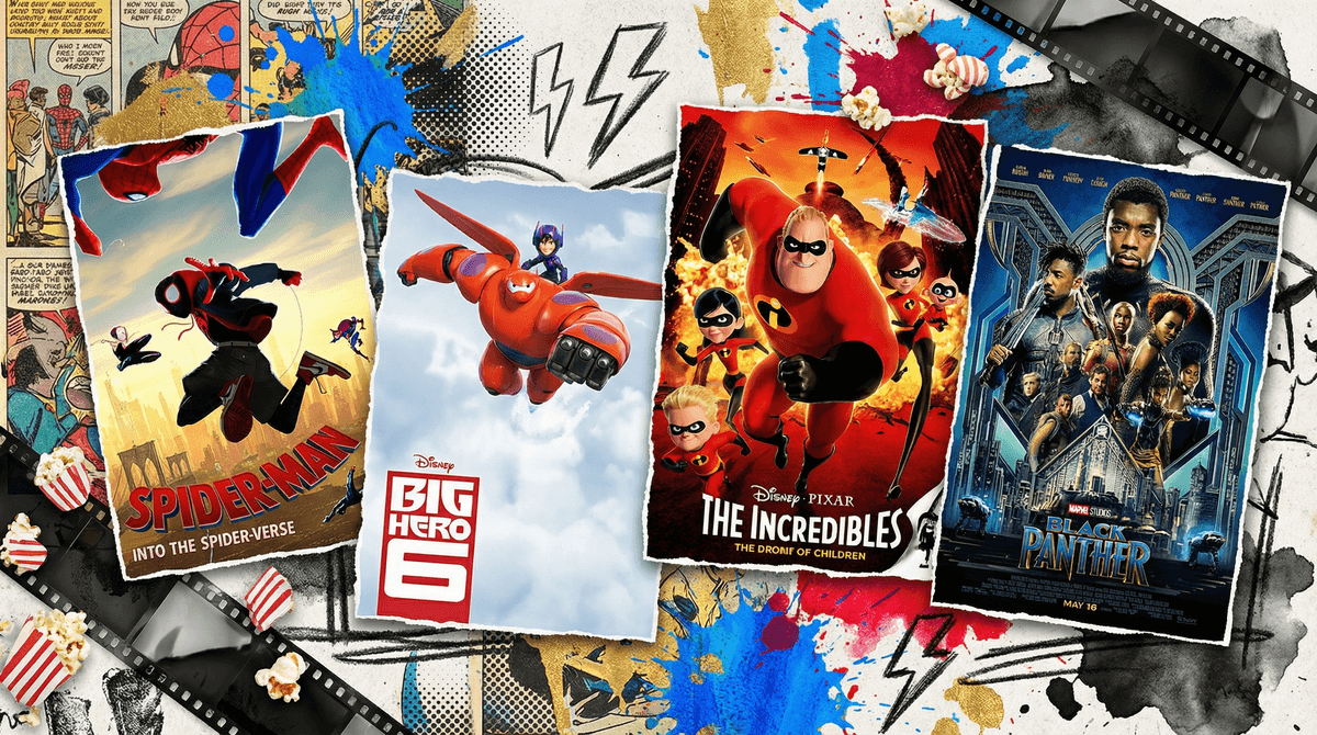 Illustration for The Ultimate Guide to Superhero Movies for Family Movie Night