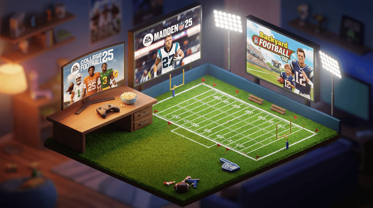 Illustration for Madden, NCAA & Beyond: The Ultimate Guide to Football Video Games for Families