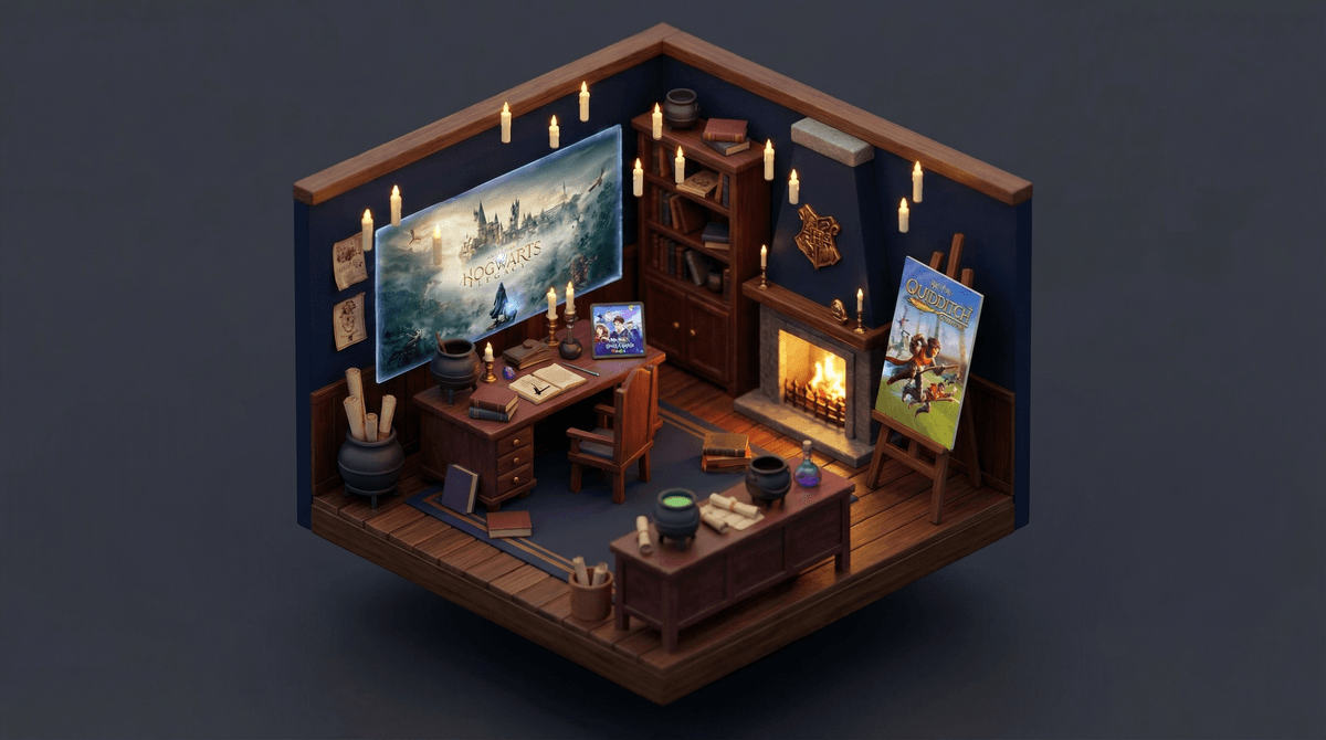 Illustration for The Ultimate Guide to Harry Potter Games: From Quidditch Champions to Hogwarts Legacy