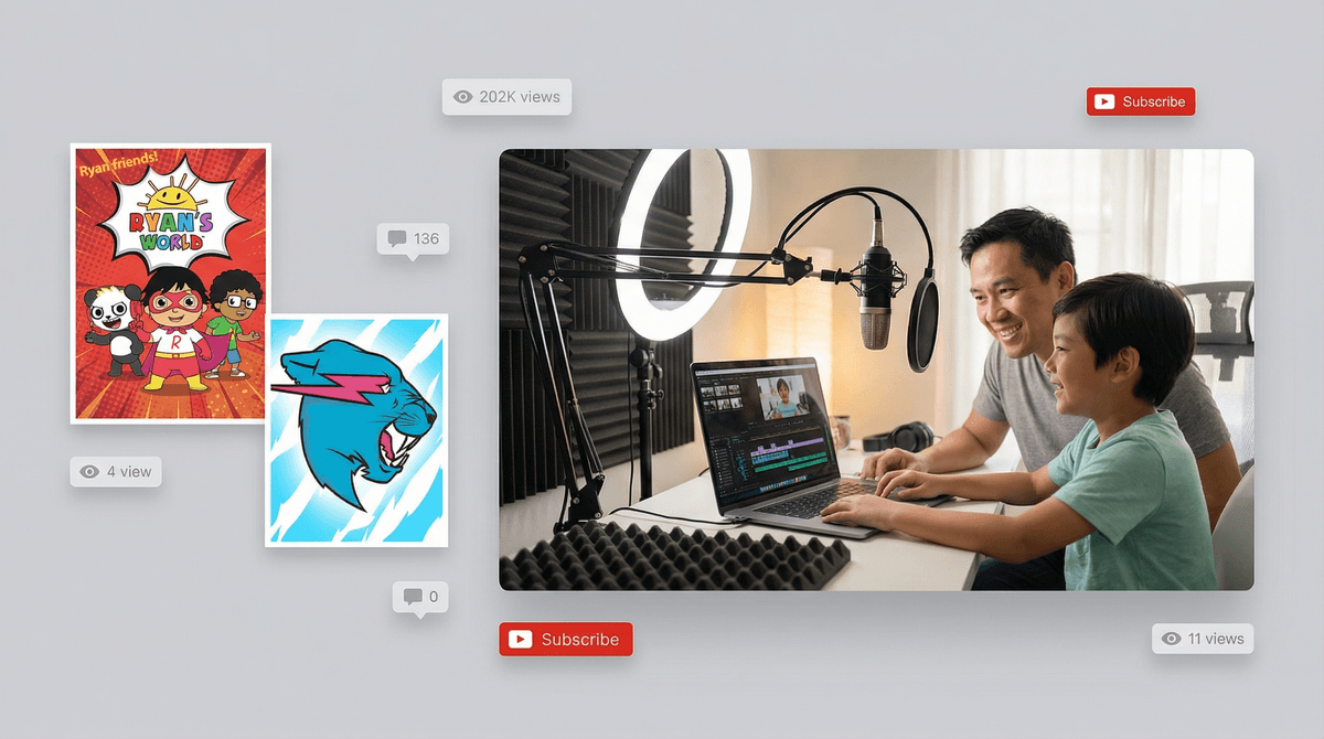 Illustration for The Ultimate Guide to Kids' YouTube Channels: Safety, Success, and Staying Legal