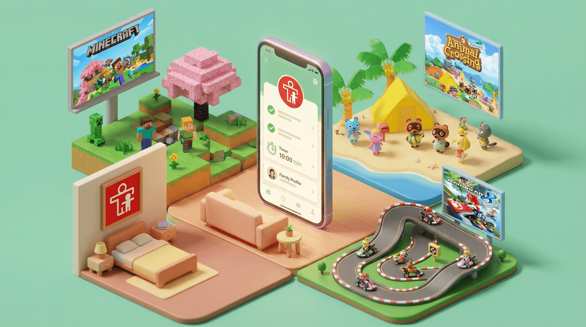 Illustration for The Ultimate Guide to Nintendo Switch Parental Controls