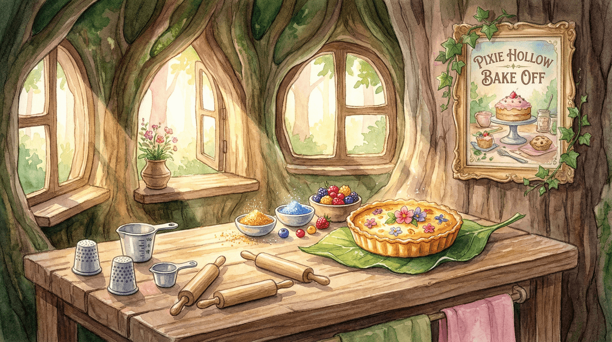 Illustration for Pixie Hollow Bake Off: What Parents Should Know About This Nostalgic Disney Fairies Game