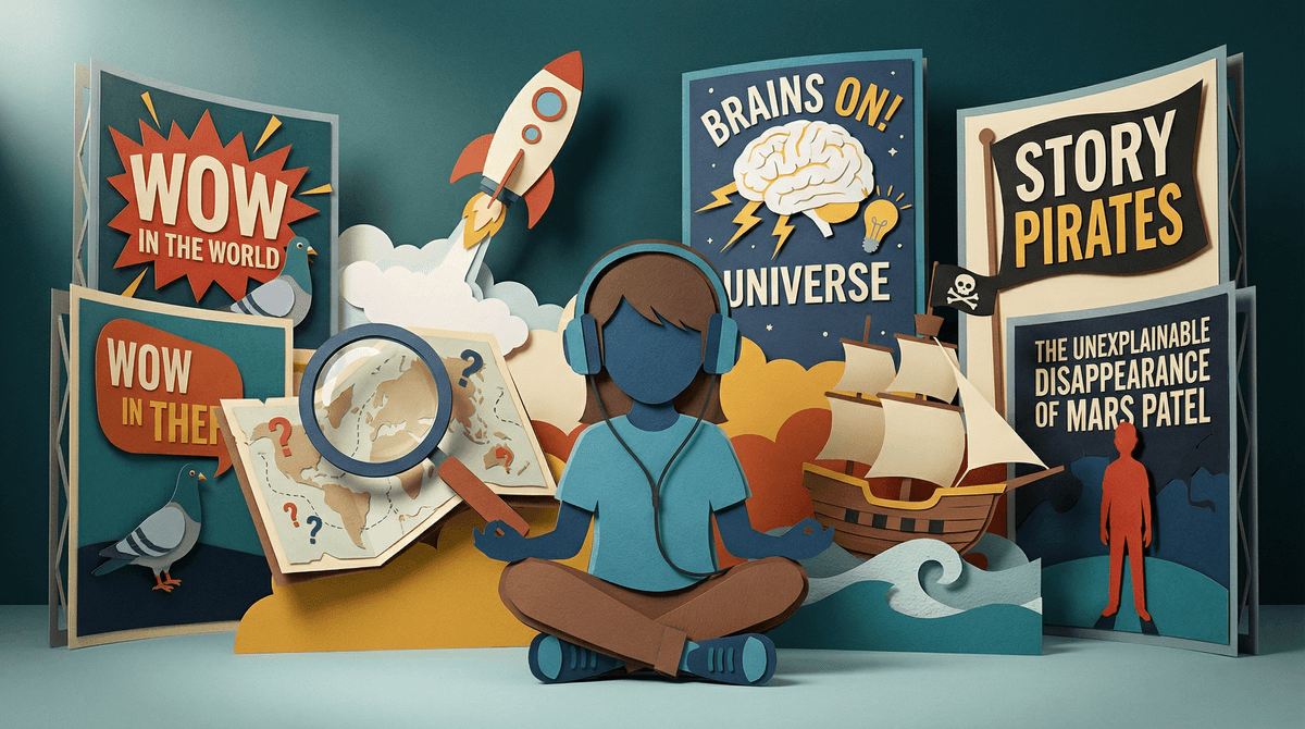 Illustration for The Ultimate Guide to Podcasts for Tweens