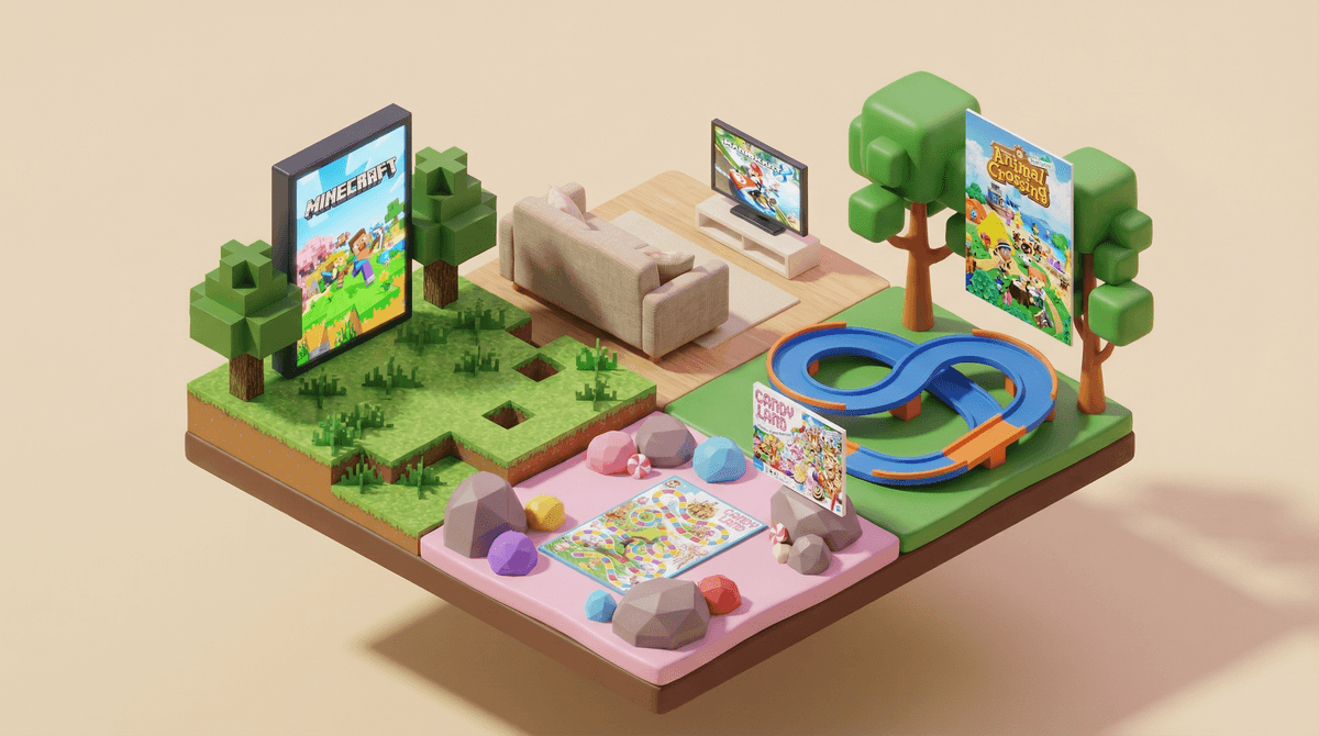 Illustration for The Ultimate Guide to the Best Nintendo Switch Games for Kids
