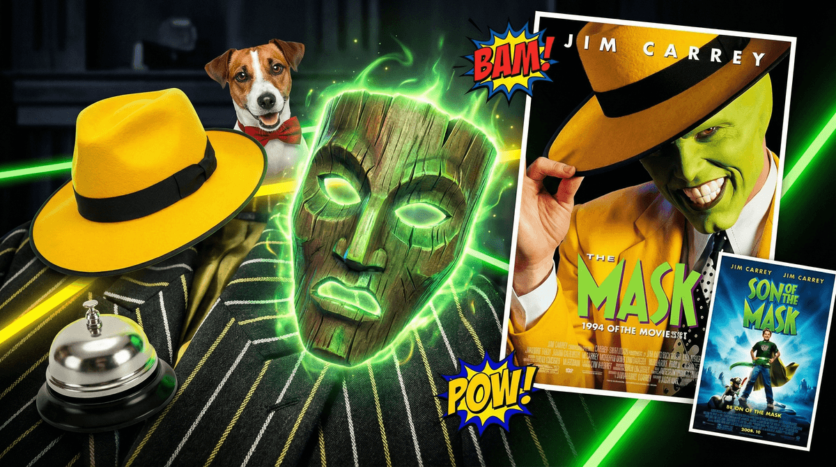 Illustration for The Mask (1994): What Parents Need to Know About This PG-13 Classic